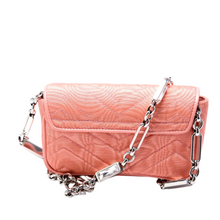 Load image into Gallery viewer, Gucci Marmont Rhinestone Moire Mini Belt Bag Pink
