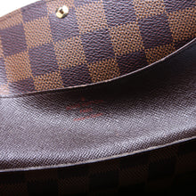 Load image into Gallery viewer, Louis Vuitton Emilie Wallet Damier Ebene Wallet Brown
