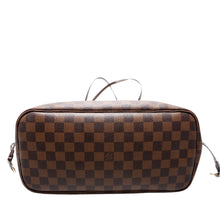 Load image into Gallery viewer, Louis Vuitton Neverfull MM Damier Ebene Canvas Shoulder Bag Brown
