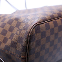 Load image into Gallery viewer, Louis Vuitton Neverfull MM Damier Ebene Canvas Shoulder Bag Brown
