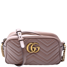Load image into Gallery viewer, Gucci Marmont Small Leather Camera Bag Pink
