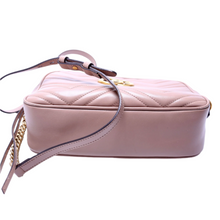 Load image into Gallery viewer, Gucci Marmont Small Leather Camera Bag Pink

