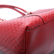 Load image into Gallery viewer, Gucci Margaux Micro Guccissima leather Satchel Bag Red

