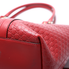 Load image into Gallery viewer, Gucci Margaux Micro Guccissima leather Satchel Bag Red
