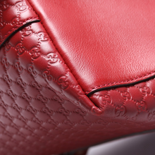 Load image into Gallery viewer, Gucci Margaux Micro Guccissima leather Satchel Bag Red
