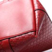 Load image into Gallery viewer, Gucci Margaux Micro Guccissima leather Satchel Bag Red
