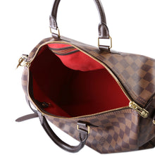 Load image into Gallery viewer, Louis Vuitton Speedy 35 Bandouliere Damier Ebene Shoulder Bag Brown
