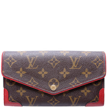 Load image into Gallery viewer, Louis Vuitton Sarah Retiro Monogram Canvas Wallet Brown
