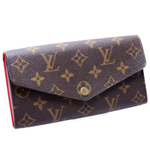 Load image into Gallery viewer, Louis Vuitton Sarah Monogram Canvas Wallet Brown
