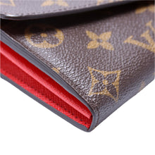 Load image into Gallery viewer, Louis Vuitton Sarah Monogram Canvas Wallet Brown
