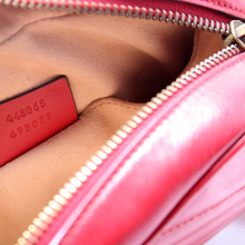 Load image into Gallery viewer, Gucci Marmont leather Mini Camera Bag Red
