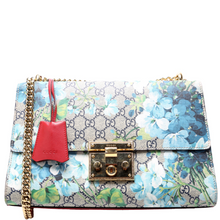Load image into Gallery viewer, Gucci Padlock GG Supreme Canvas Blooms Shoulder Bag Multicolor
