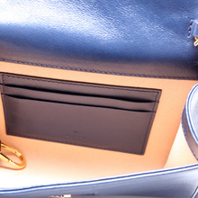 Load image into Gallery viewer, Gucci Rajah Web Leather Mini Bag Navy

