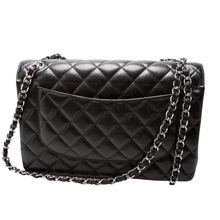 Load image into Gallery viewer, Chanel Classic Flap Jumbo Caviar RFID Shoulder Bag  Black
