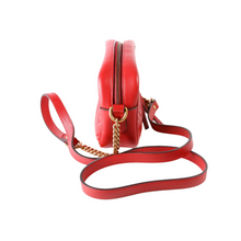 Load image into Gallery viewer, Gucci Marmont leather Mini Camera Bag Red
