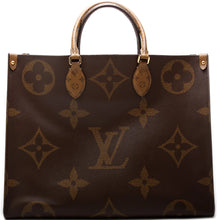 Load image into Gallery viewer, Louis Vuitton Onthego GM Giant Monogram Canvas Tote Bag Brown
