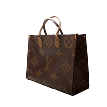Load image into Gallery viewer, Louis Vuitton Onthego GM Giant Monogram Canvas Tote Bag Brown
