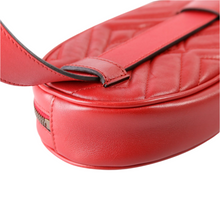 Load image into Gallery viewer, Gucci GG Marmont Leather Belt Bag Red
