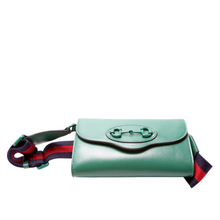 Load image into Gallery viewer, Gucci Horsebit 1955 Leather Mini Bag Green
