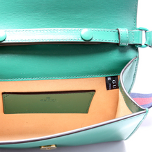 Load image into Gallery viewer, Gucci Horsebit 1955 Leather Mini Bag Green
