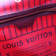 Load image into Gallery viewer, Louis Vuitton Neverfull MM Damier Ebene Canvas Shoulder Bag Brown
