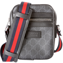 Load image into Gallery viewer, Gucci GG Supreme Canvas Messenger Bag Black
