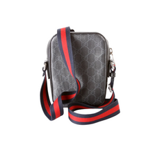 Load image into Gallery viewer, Gucci GG Supreme Canvas Messenger Bag Black
