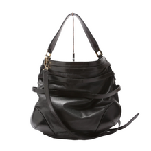 Load image into Gallery viewer, Burberry Bridle Dutton Lambskin Leather Shoulder Bag Black
