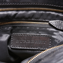 Load image into Gallery viewer, Burberry Bridle Dutton Lambskin Leather Shoulder Bag Black
