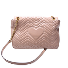 Load image into Gallery viewer, Gucci Marmont Leather Large Shoulder Bag Pink
