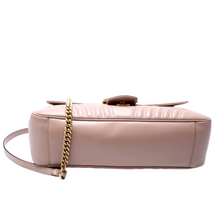 Load image into Gallery viewer, Gucci Marmont Leather Large Shoulder Bag Pink
