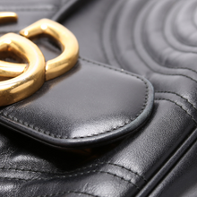 Load image into Gallery viewer, Gucci Maront Leather Top Handle Bag Black
