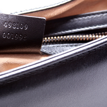 Load image into Gallery viewer, Gucci Maront Leather Top Handle Bag Black
