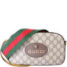 Load image into Gallery viewer, Gucci GG Supreme Coated Canvas Messenger Bag Brown

