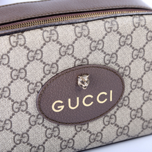 Load image into Gallery viewer, Gucci GG Supreme Coated Canvas Messenger Bag Brown
