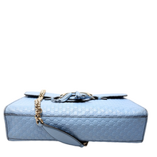 Load image into Gallery viewer, Gucci Microguccissima Leather Medium Emily Chain Shoulder Bag Blue
