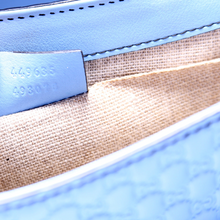 Load image into Gallery viewer, Gucci Microguccissima Leather Medium Emily Chain Shoulder Bag Blue
