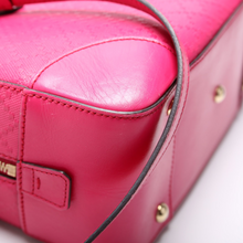 Load image into Gallery viewer, Gucci Diamante Leather Satchel Bag Pink
