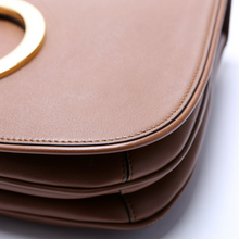 Load image into Gallery viewer, Gucci GG Supreme Blondie Leather Medium Top Handle Bag Brown
