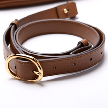 Load image into Gallery viewer, Gucci GG Supreme Blondie Leather Medium Top Handle Bag Brown
