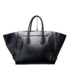 Load image into Gallery viewer, Celine Phantom Luggage Leather Medium Tote Bag Midnight Blue
