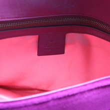 Load image into Gallery viewer, Gucci Marmont Velvet Shoulder Small Flap Bag Purple
