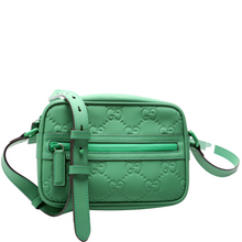 Load image into Gallery viewer, Gucci GG Rubber Effect Leather Small Crossbody Bag Green
