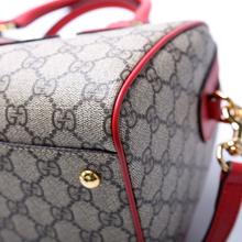 Load image into Gallery viewer, Gucci GG Supreme Canvas Kingsnake Embellished Boston Bag Beige
