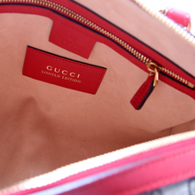 Load image into Gallery viewer, Gucci GG Supreme Canvas Kingsnake Embellished Boston Bag Beige
