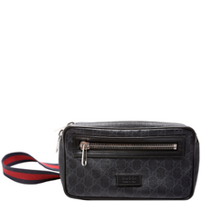 Load image into Gallery viewer, Gucci Soft GG Supreme Coated Canvas Belt Bag Black
