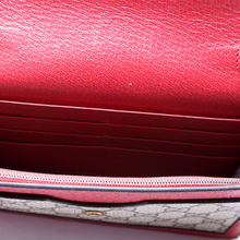 Load image into Gallery viewer, Gucci Queen Margaret Supreme Coated Canvas Chain Wallet Beige
