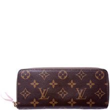 Load image into Gallery viewer, Louis Vuitton Clemence Canvas Wallet Brown
