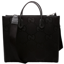 Load image into Gallery viewer, Gucci Jumbo GG Leather Tote Bag Black
