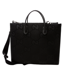 Load image into Gallery viewer, Gucci Jumbo GG Leather Tote Bag Black
